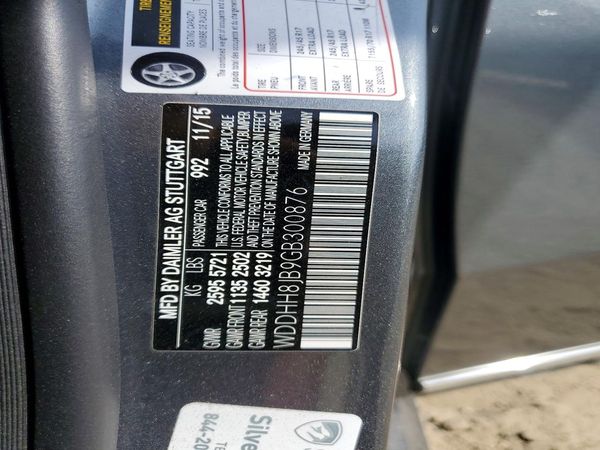 2016 MERCEDES-BENZ E
