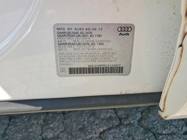 2012 AUDI Q5 Premium Plus