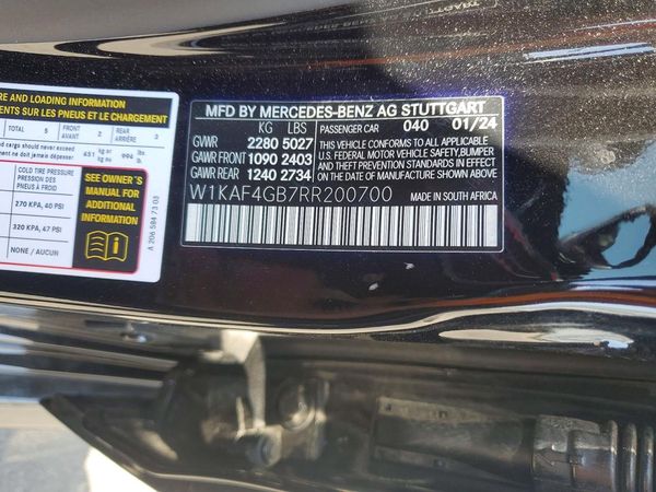 2024 MERCEDES-BENZ C C300