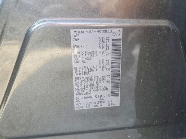 2019 INFINITI QX60