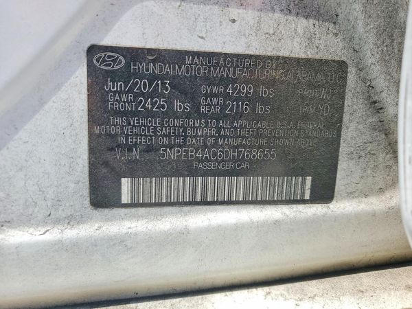 2013 HYUNDAI SONATA GLS/ GLS Popular