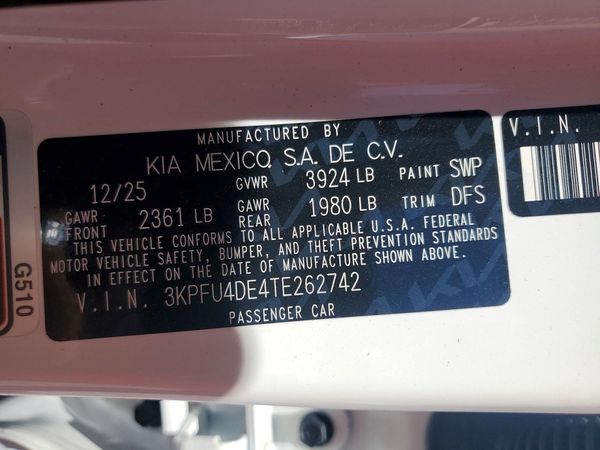 2026 KIA K4