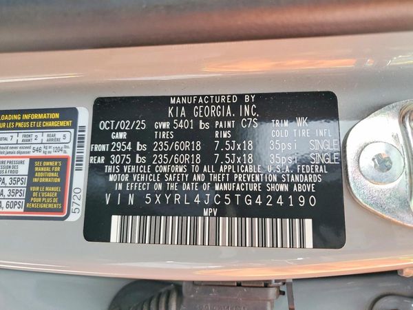 2026 KIA SORENTO