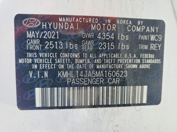 2021 HYUNDAI SONATA SEL