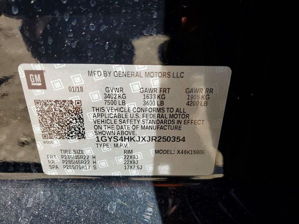 2018 CADILLAC ESCALADE ESV Luxury
