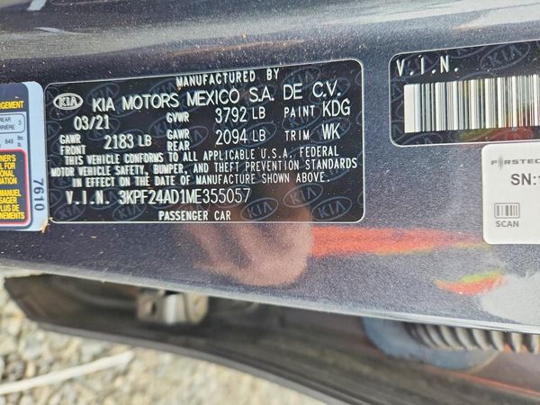 2021 KIA FORTE