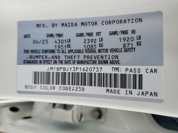 2023 MAZDA 3 Mazda3