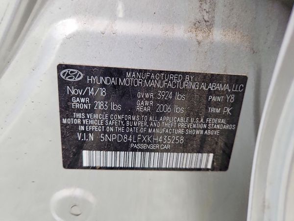 2019 HYUNDAI ELANTRA