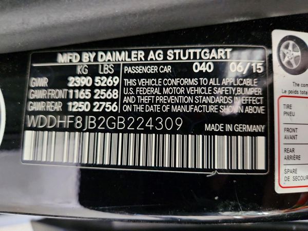 2016 MERCEDES-BENZ E E350-4M