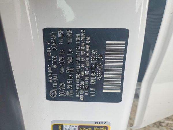 2025 HYUNDAI ELANTRA HYBRID Blue, SEL Sport