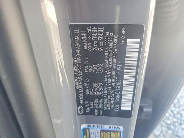 2026 HYUNDAI TUCSON SEL, SEL Plus — VINS