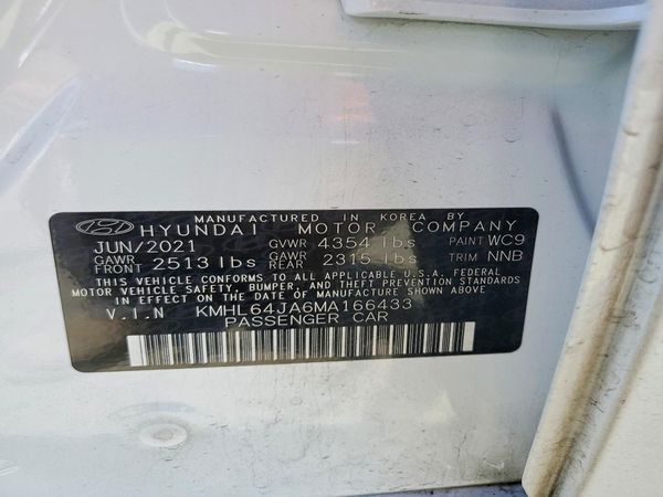 2021 HYUNDAI SONATA