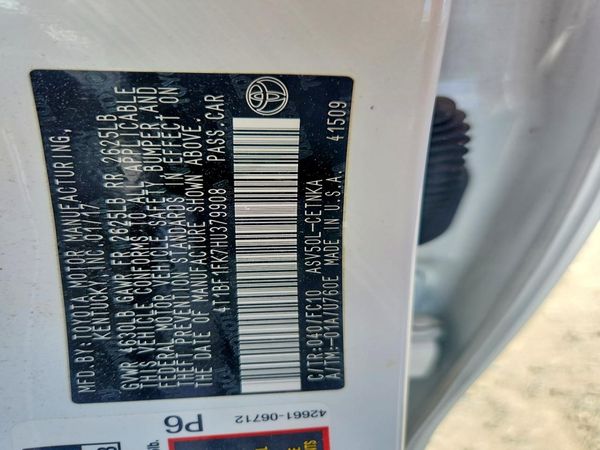 2017 TOYOTA CAMRY LE/SE/XLE/XSE