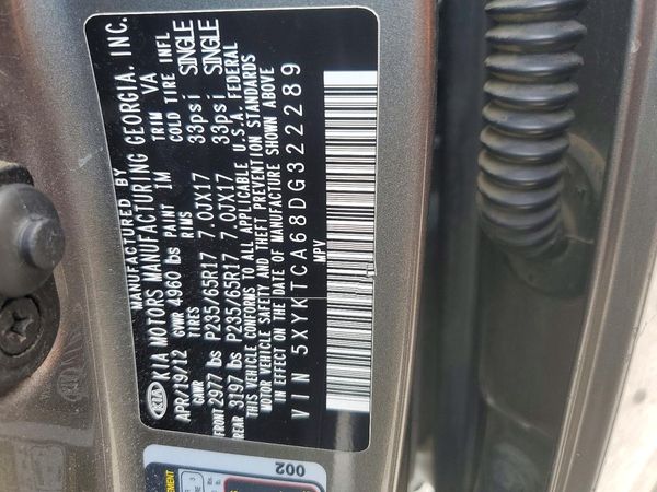 2013 KIA SORENTO Base / LX