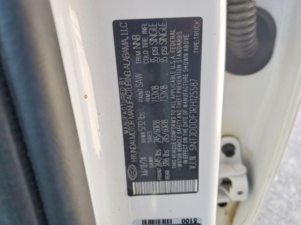 2024 HYUNDAI SANTA CRUZ XRT