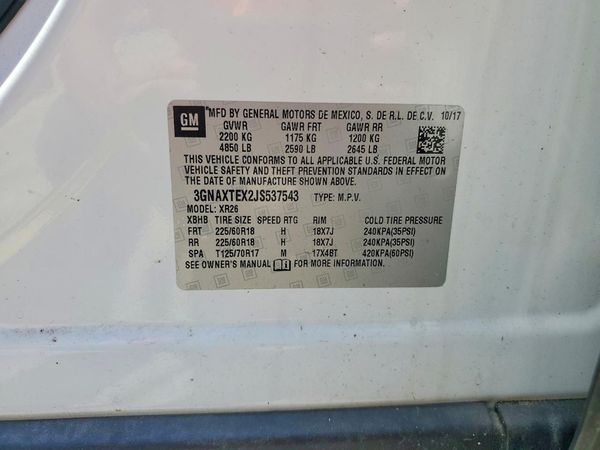 2018 CHEVROLET EQUINOX LT (2LT)