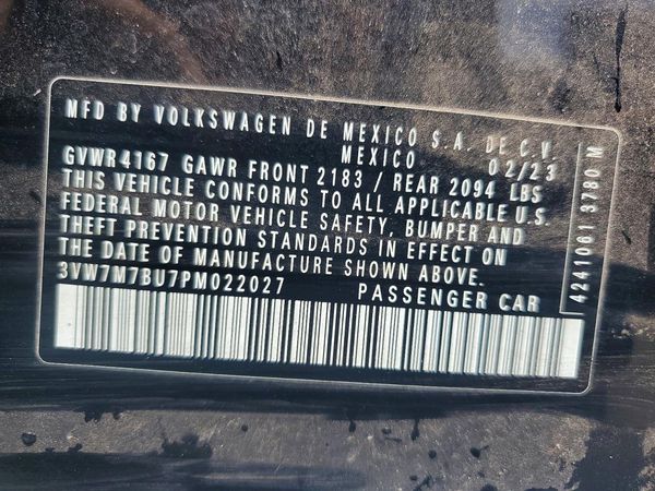 2023 VOLKSWAGEN JETTA