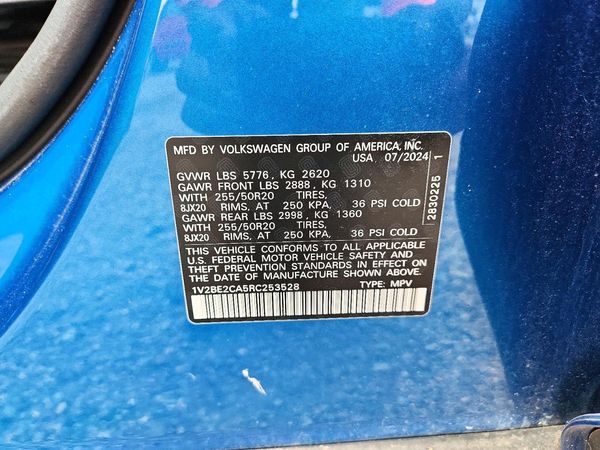 2024 VOLKSWAGEN ATLAS CROSS SPORT 4Motion SEL