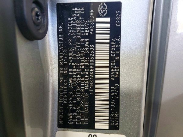 2023 TOYOTA CAMRY LE