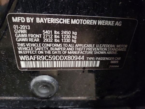 2013 BMW 550