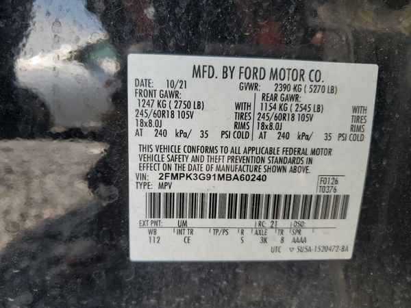 2021 FORD EDGE SE