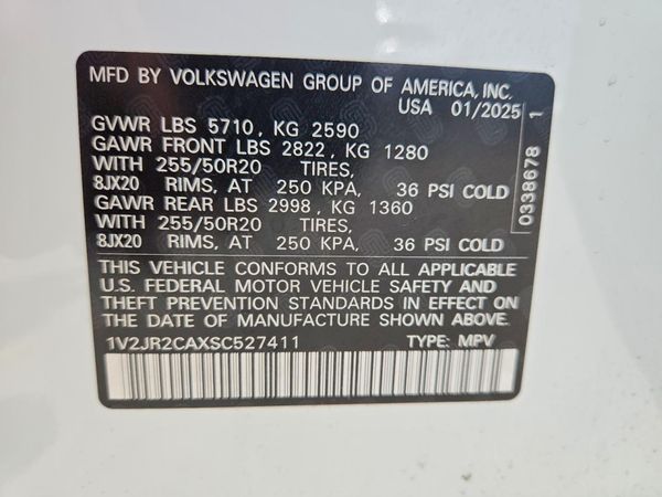 2025 VOLKSWAGEN ATLAS SE