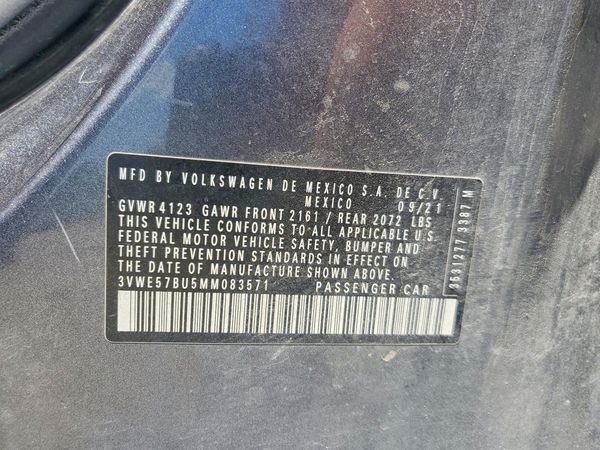2021 VOLKSWAGEN JETTA SEL