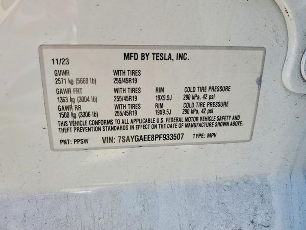2023 TESLA MODEL Y