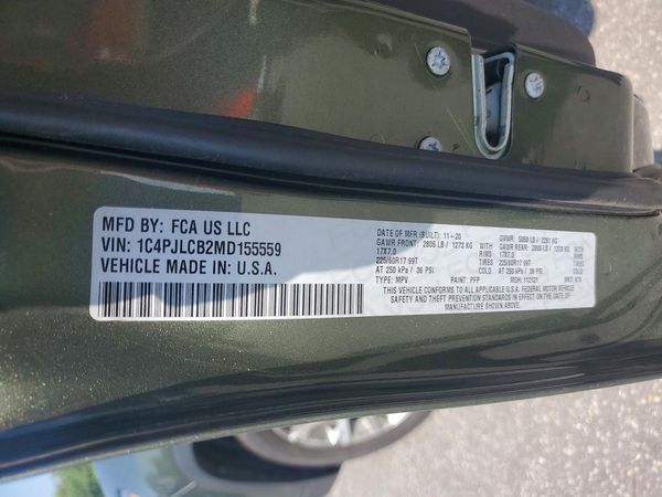 2021 JEEP CHEROKEE LATITUDE FWD