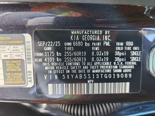 2026 KIA EV9 Light LR
