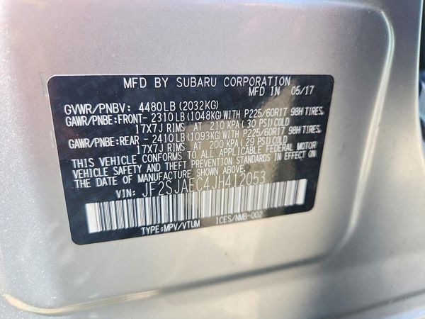 2018 SUBARU FORESTER Premium+CWP — VINS