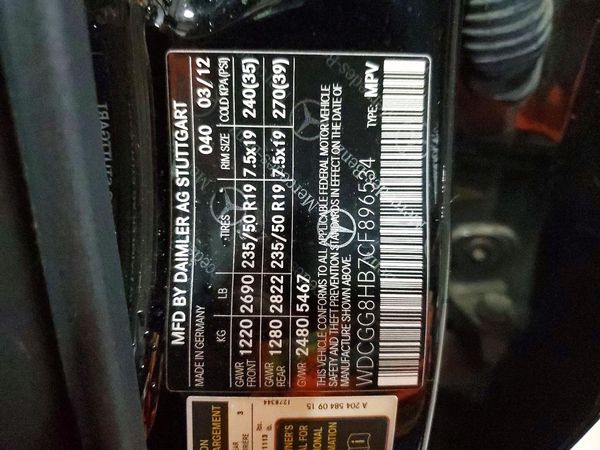 2012 MERCEDES-BENZ GLK GLK350 4-MATIC
