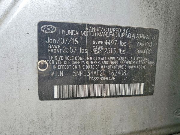 2015 HYUNDAI SONATA