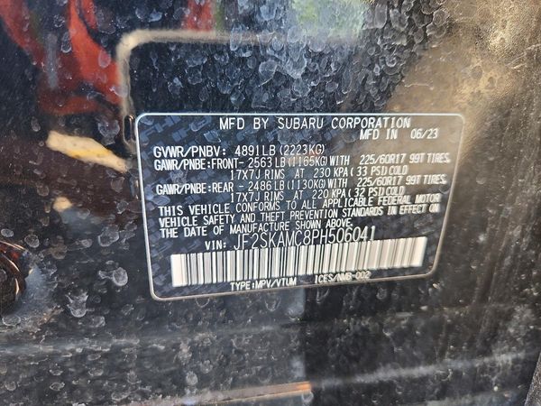 2023 SUBARU FORESTER