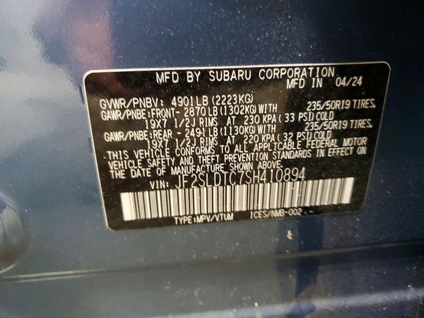 2025 SUBARU FORESTER