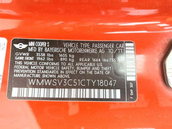 2012 MINI COOPER