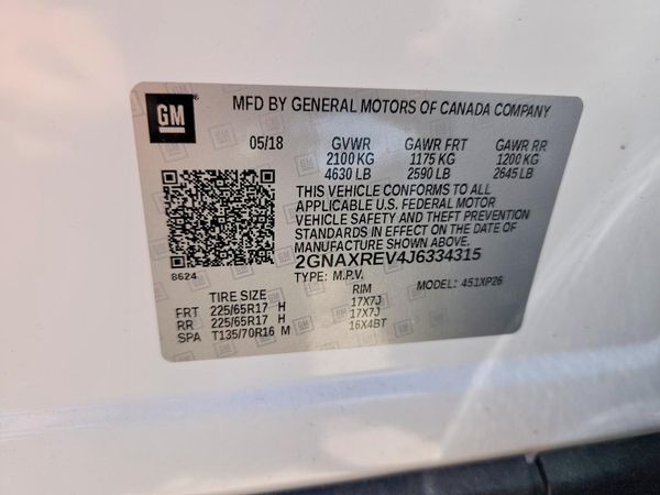 2018 CHEVROLET EQUINOX LS