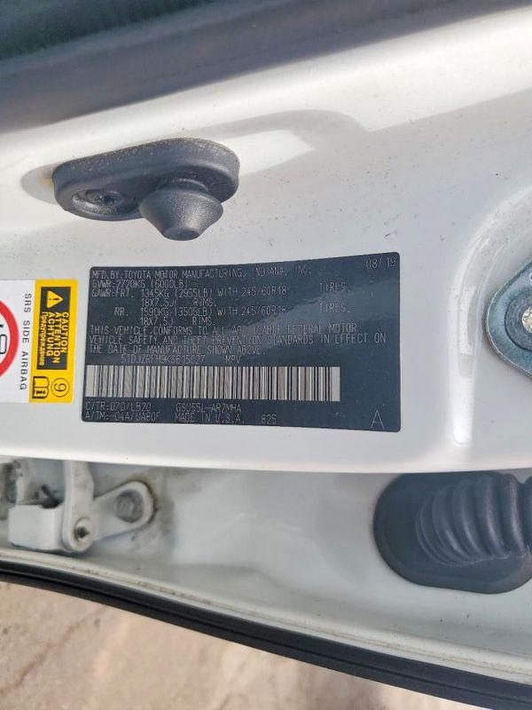2019 TOYOTA HIGHLANDER SE/XLE
