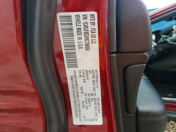 2021 JEEP GRAND CHEROKEE LIMITED 4X4