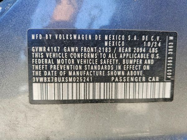 2025 VOLKSWAGEN JETTA