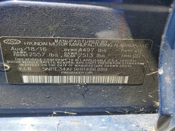 2017 HYUNDAI SONATA