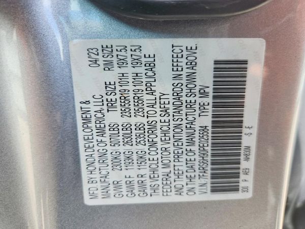 2023 HONDA CRV Sport Touring — VINS