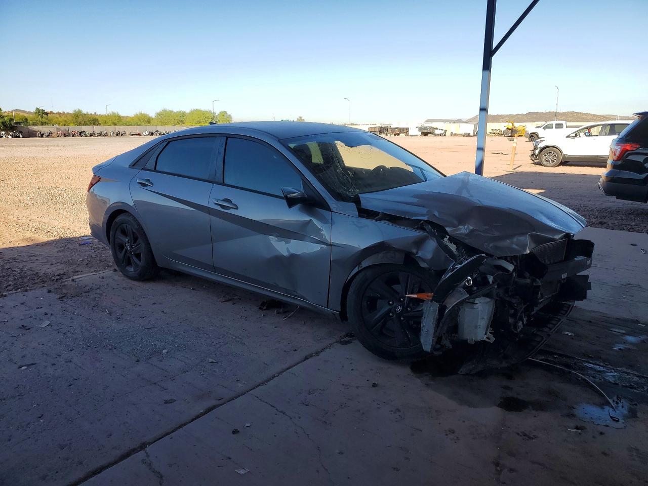 2021 HYUNDAI ELANTRA Blue