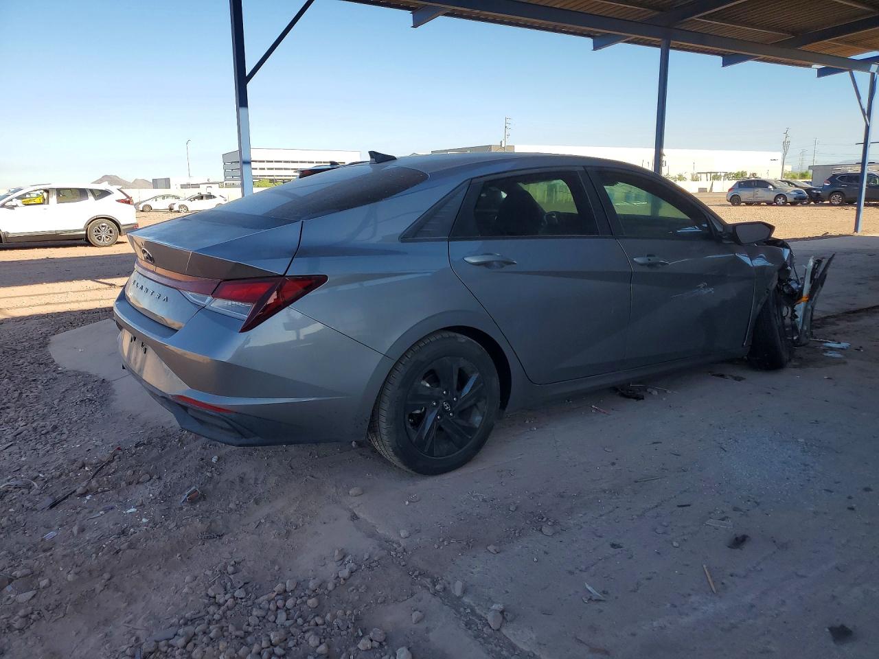 2021 HYUNDAI ELANTRA Blue