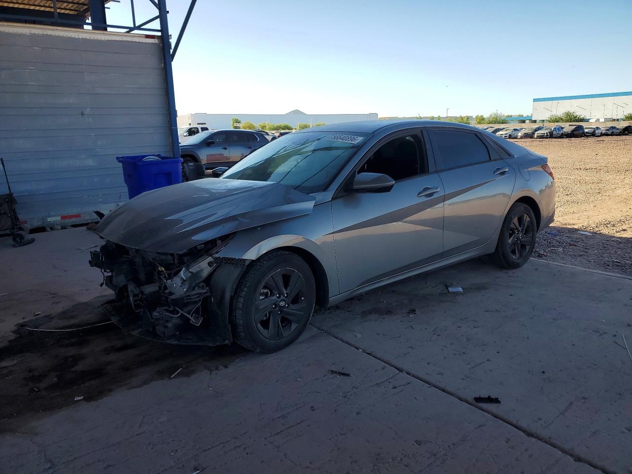 2021 HYUNDAI ELANTRA Blue