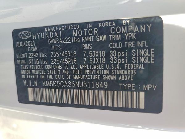 2022 HYUNDAI KONA Limited