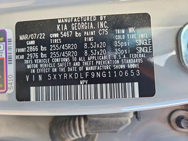 2022 KIA SORENTO SX/SX-P