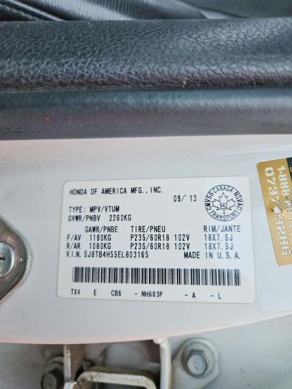 2014 ACURA RDX Technology Package