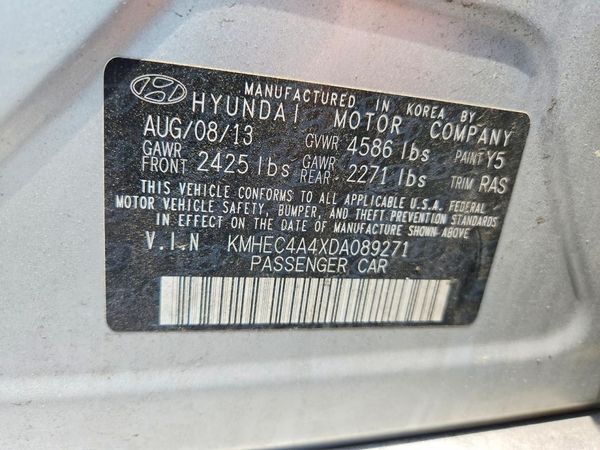 2013 HYUNDAI SONATA Hybrid / Hybrid Limited
