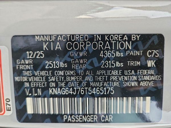 2026 KIA K5 GT-Line